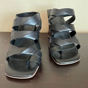 Aerosoles Harley Black Leather Size 6.5